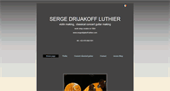 Desktop Screenshot of en.sergedrijakoff-luthier.com