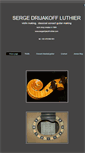 Mobile Screenshot of en.sergedrijakoff-luthier.com